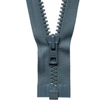 & HYV W O E ZIP 76CM Vislon Heavyweight Open End Zip 76cm Dark Grey YKK
