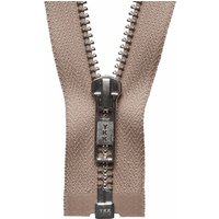 & N FREE O E ZIP 66CM Nickel Free Metal Open End Zip 66cm Fawn YKK