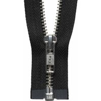 & N FREE O E ZIP 56CM Nickel Free Metal Open End Zip 56cm YKK