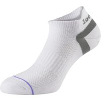 1000 Mile Men's Ultimate Tactel Trainer Liner Socks - 1 Pack Double Layer Socks in White | Size: 9-11