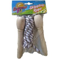 Kandy Toys Summer Fun Wooden Skipping Rope For Children 2.3 Metres