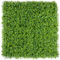 Christow Artificial Foliage Living Wall Panels Fence Covering Indoor Outdoor (4 x 50cm) in Green | Size: 4 x 50 cm