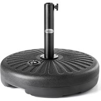 Plastic Parasol Base Round Garden Umbrella Holder Stand Water Sand Filled