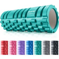 Core Balance Foam Massage Roller Grid Trigger Target Point Gym Fitness Physio Rehab Exercise in Teal