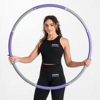 Weighted Hula Hoop Adjustable Padded Fitness Exercise 98cm Smooth