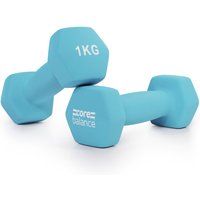 Neoprene Hex Dumbbells Set 2 Cast Iron Hexagonal Hand Weights