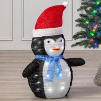 Christow Pop Up LED Christmas Decoration Light Up Penguin Battery Operated