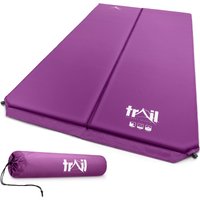 Double Camping Mat Self Inflating Inflatable Camp Roll Mattress Bag