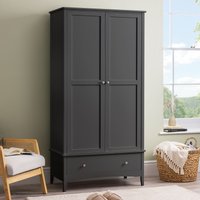 Double Wardrobe Drawer 2 Door Bedroom Storage Cupboard
