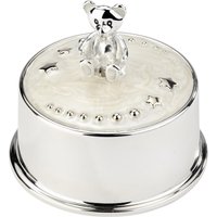 Arthur Price Bambino 'Teddy Bear' Silver Plated Music Box Luxury Children's Gift