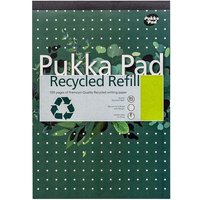 Pad Refill Notepad 100 Pages 80GSM Feint Ruled Lines Single Book