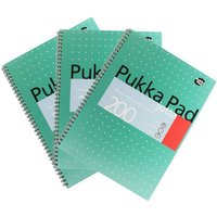 A4 WIREBOUND PADS 200 page 80gsm PACK 15