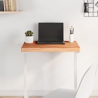 Berkfield Home Table Top 60x40x4 cm Rectangular Solid Wood Beech in Brown | Size: 60 x 40 x 4 cm