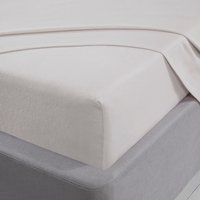 100% Brushed Cotton Flannelette Luxury 35cm Deep Fitted Sheet Single Fitted