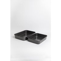 Set Non Stick Large Roasting Pan 39x28x7cm 34x26x7cm x 28 x 7 cm