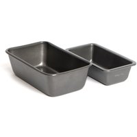 MasterClass Set of Two Non-Stick Carbon Steel Loaf Pans, Includes 1lb/450g Pan & 2lb/900g Pan in Grey