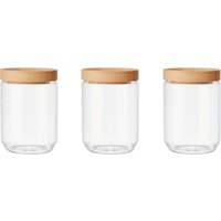 Idilica Set 3 Glass Storage Jars
