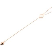 STORM Jewellery Women's Storm Luna Necklace in Rose Gold | Size: 14 inches