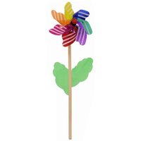 Kandy Toys Colourful 18" Large Stripy Windmill