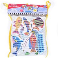Foam Sea Life Bath Stickers Toy Net Bag