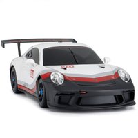 KandyToys Porsche 911 GT3 Cup Remote Control Car 1:18 Scale Model 24GHz 25cm x 12cm in White | Size: 25 cm x 12 cm