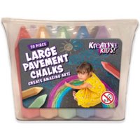 Large Pavement Chalk 20 Pack Creative Set