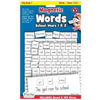 Magnetic Words Years 1 & 2 160 Word Pieces & Magnetic Board