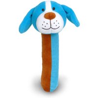 Fiesta Crafts Dog Baby Sensory Squeakaboo Squeaker Toy Rattle