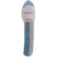 Fiesta Crafts Shark Baby Sensory Rattle - Squeakaboo Squeaker