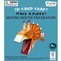 Triceratops 3D Dinosaur Hand Puppet Craft Kit