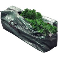 Groundlevel x1 Extra Strong Xmas Tree & Decorations Storage Zip Bag in Black