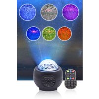 Groundlevel Bluetooth Starry Night LED Light Projector in Black