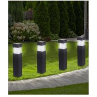 Set 4 Solar Rattan Solar Lights