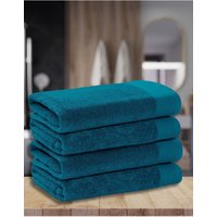Ezysleep Luxe Collection 4 Piece Egyptian Bathsheet Set in Teal | Size: Bath Sheet