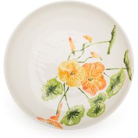Nasturtium Flower Hand Made Supper Bowl 24cm
