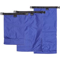 VFM e-Store Dry Sacks Lightweight for Food, & Clothes Pack of 3 2L 4L 8L Royal in Blue
