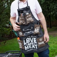 Love My Meat Canvas BBQ Apron