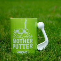 Novelty Golf Mug Badass Mother Putter Funny