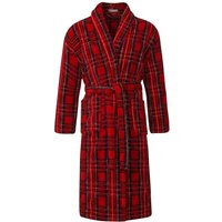 Bown of London Men's Highland Dressing Gown in Red | Size: 1XL