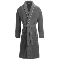 Bown of London Grey Towelling Dressing Gown Europa | Size: 2XL