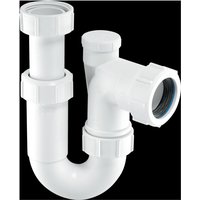 McAlpine ASA10V 75mm Water Seal Adjustable Inlet Tubular Swivel Anti-Syphon in White