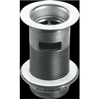 McAlpine BSW12C 1.25" Black Plastic Slotted Basin Waste - Backnut Model: 60m