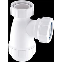 McAlpine G10 1.5" 40mm Seal Shallow Bottle Trap in White