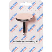 Card 15 Indian Ivory Pop Up Plug Elegant Bathroom Accessory PUPLUG II