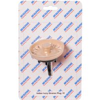 CARD 51 Traditional Indian Ivory Strainer Plug Plumbing BSKTOP ASII