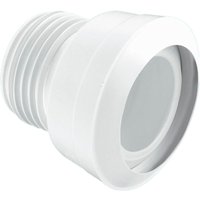 McAlpine MAC-3 97-107mm Inlet Straight MACFIT WC Connector in White