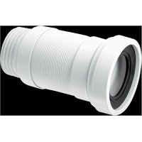 McAlpine WC-F18S 97-107mm Inlet x 3.5"/90mm Outlet Flexible WC Connector in White