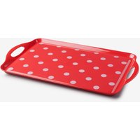 Melamine Dotty Serving Tray Large