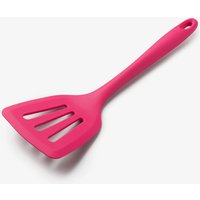 Zeal Silicone Flexible Slotted Turner 30cm in Pink
