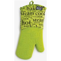Steam Stop Silicone Single Gauntlet Oven Glove Gingham